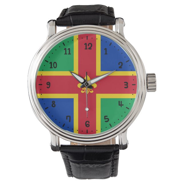 Flagga i Lincolnshire Watch Armbandsur (Framsida)