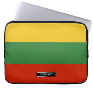 Flagga i Litauen Laptop Fodral