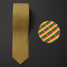 Flagga i Litauen Mönster Necktie belyser