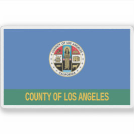 Flagga i Los Angeles County, Kalifornien Klistermärken