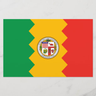 Flagga i Los Angeles (Kalifornien, USA) Brevpapper