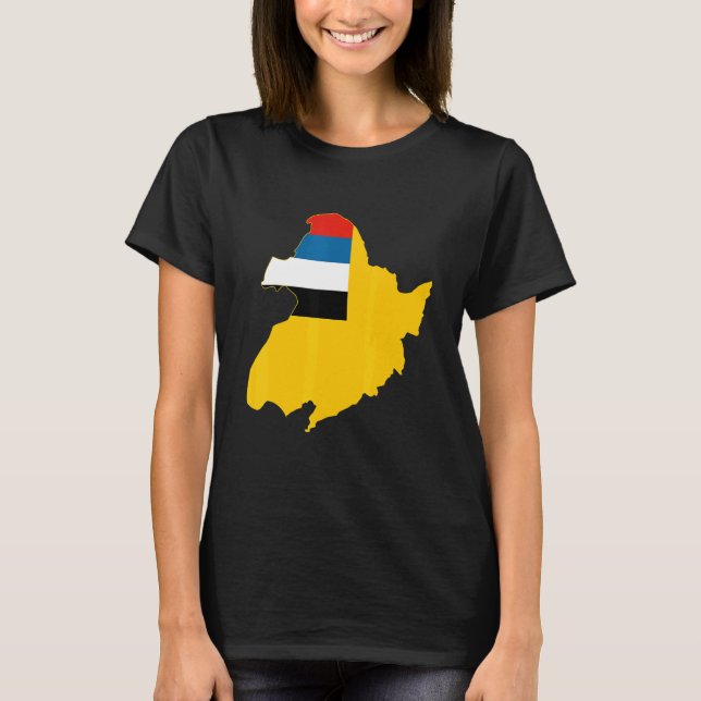 Flagga i Manchukuo T Shirt (Framsida)