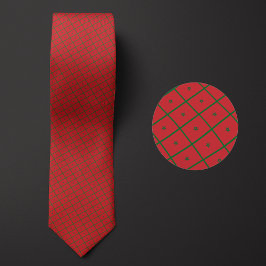 Flagga i Marocko Mönster Slips