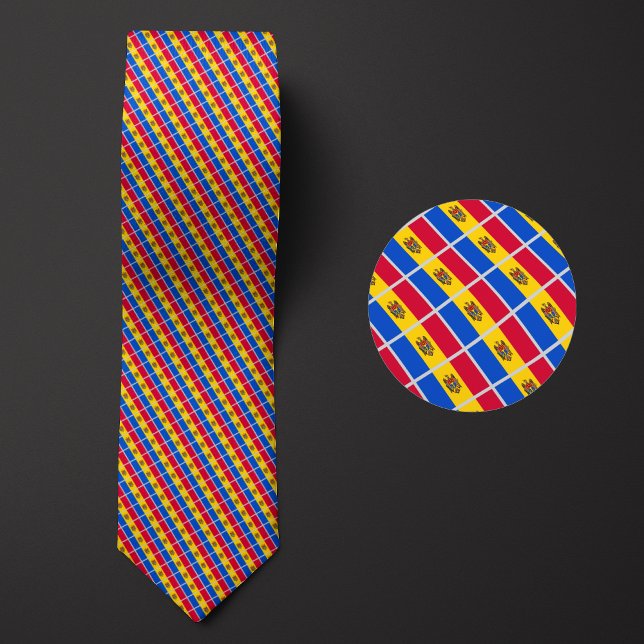 Flagga i Moldavien Mönster Slips (Skapare uppladdad)