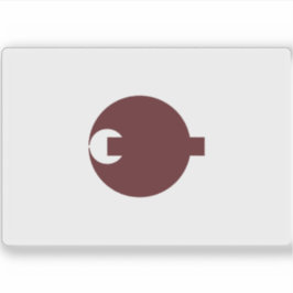 Flagga i Nara Prefecture, Japan Klistermärken