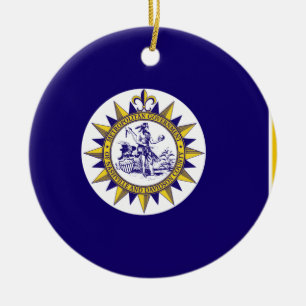 Flagga i Nashville, Tennessee Ceramic Ornament