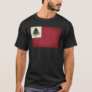 Flagga i New England (endast gräs) - inofficiell T Shirt