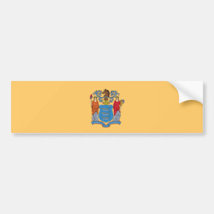 FLAGGA i NEW JERSEY Bildekal