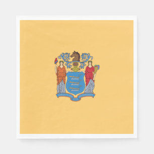FLAGGA i NEW JERSEY Pappersservett
