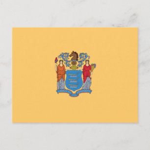 FLAGGA i NEW JERSEY Vykort