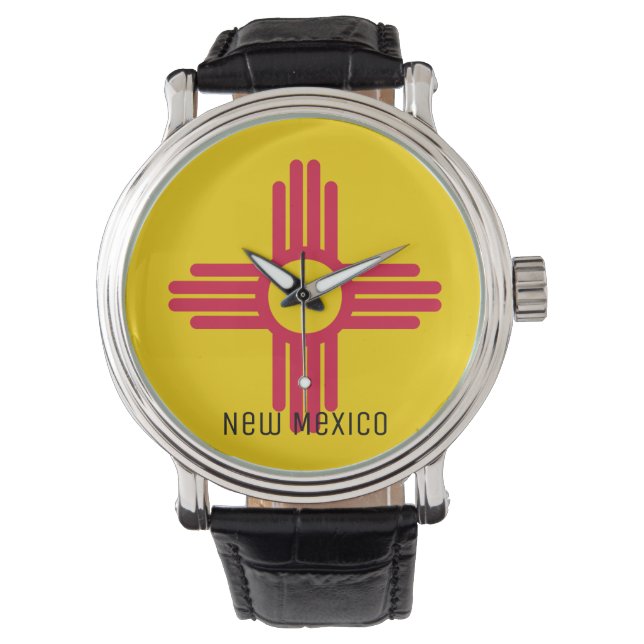 FLAGGA i NEW MEXICO Armbandsur (Framsida)
