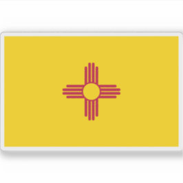 FLAGGA i NEW MEXICO Klistermärken