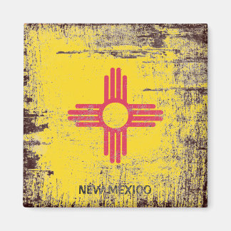 Flagga i New mexico Magnet
