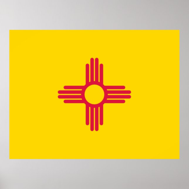 FLAGGA i NEW MEXICO Poster (Framsidan)