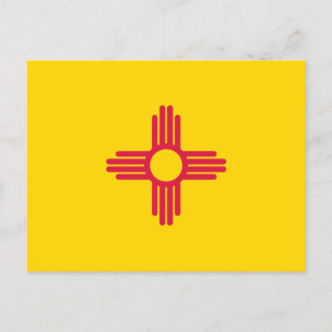 FLAGGA i NEW MEXICO Vykort