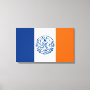 Flagga i New York City Kanvastryck