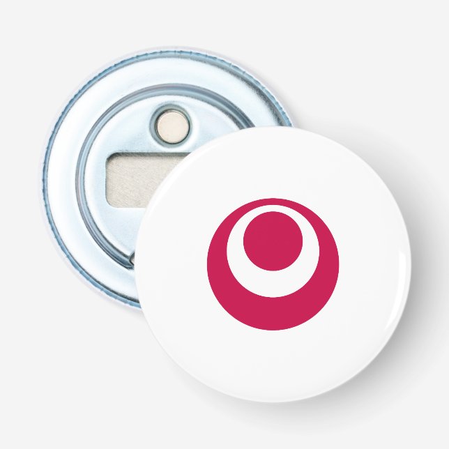 Flagga i Okinawa län, Japan Flasköppnare (Framsidan)