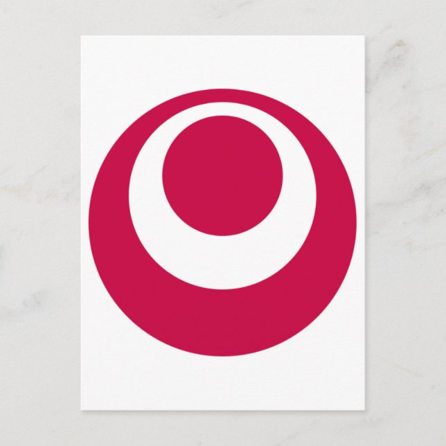 Flagga i Okinawa län Vykort (Framsida)