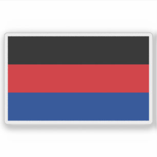 Flagga i Öster Frisia, Nederländerna Klistermärken