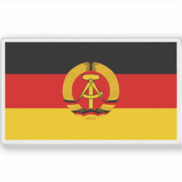 Flagga i Öster Tyskland - DDR (1959-1990) Klistermärken
