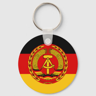 Flagga i Öster Tyskland - Flagge der DDR (GDR) - N Nyckelring