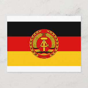 Flagga i Öster Tyskland - Flagge der DDR (GDR) - N Vykort