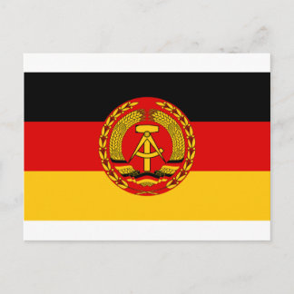 Flagga i Öster Tyskland - Flagge der DDR (GDR) - N Vykort