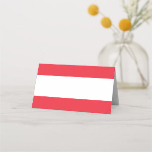 Flagga i Österrike Placeringskort