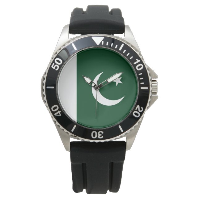Flagga i Pakistan Armbandsur (Framsida)
