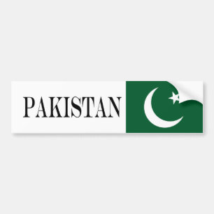 Flagga i Pakistan Bildekal