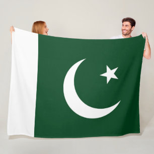 Flagga i Pakistan Fleecefilt