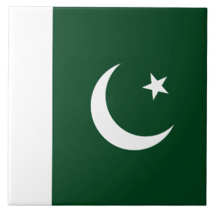 Flagga i Pakistan Kakelplatta