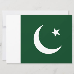 Flagga i Pakistan Kort