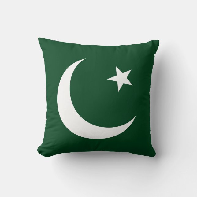 Flagga i Pakistan Kudde (Framsida)
