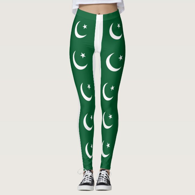 Flagga i Pakistan Leggings (Framsida)