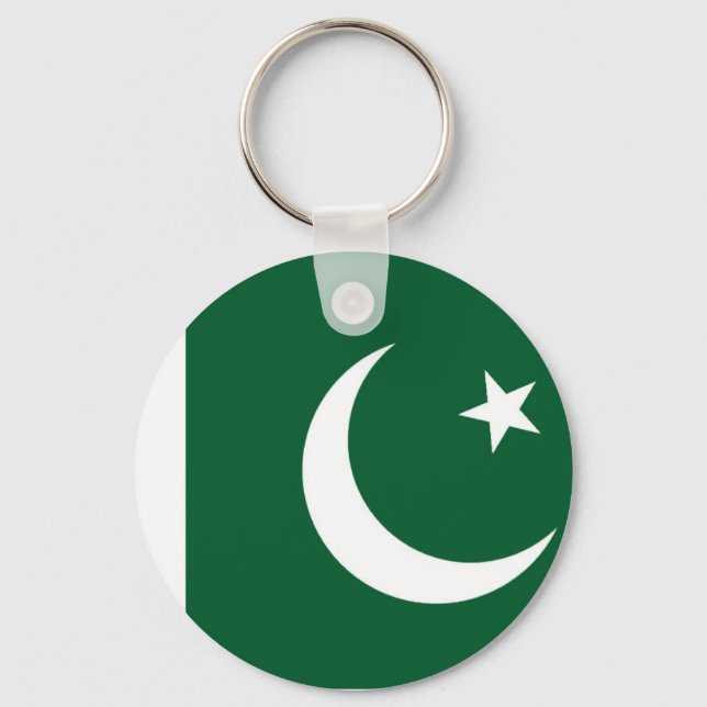 Flagga i Pakistan Nyckelring (Framsida)