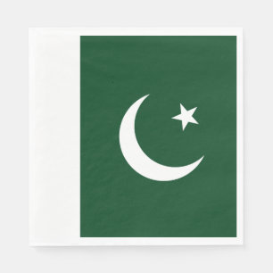 Flagga i Pakistan Pappersservett