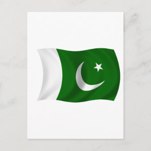 Flagga i Pakistan Vykort