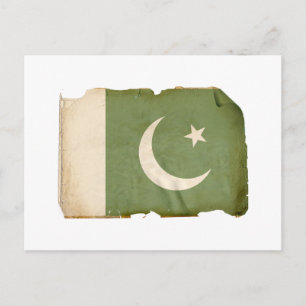 Flagga i Pakistan Vykort