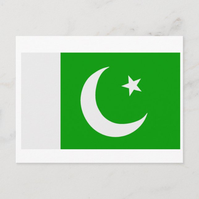 Flagga i Pakistan Vykort (Framsida)