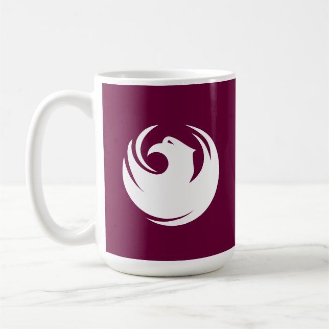 Flagga i Phoenix stad Arizona Kaffemugg (Vänster)