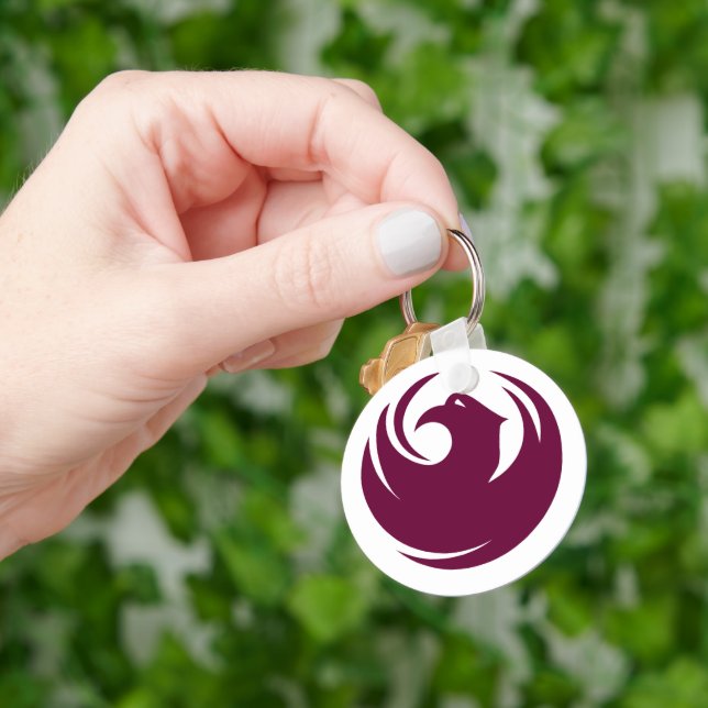 Flagga i Phoenix stad Arizona Nyckelring (Hand)