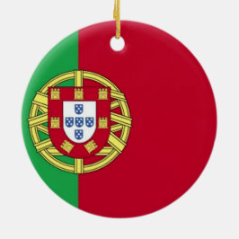 Flagga i Portugal Julgransprydnad Keramik