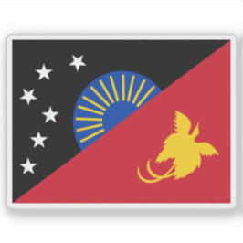 Flagga i provinsen Sandaun, Papua Nya Guinea Klistermärken