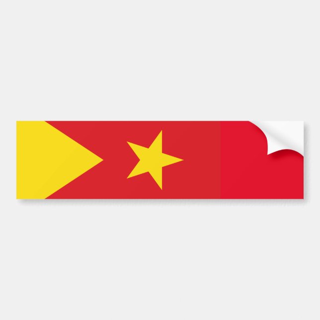 Flagga i regionen Tigray Bildekal (Framsidan)