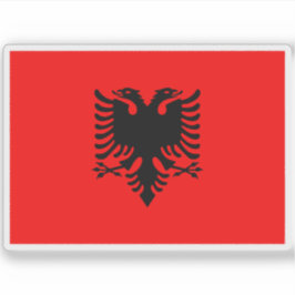Flagga i Republiken Albanien Klistermärken