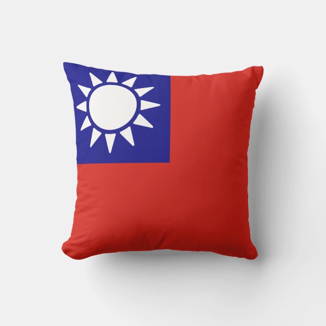 Flagga i Republiken China Kudde (Framsida)