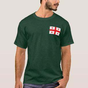 Flagga i Republiken Georgien T Shirt