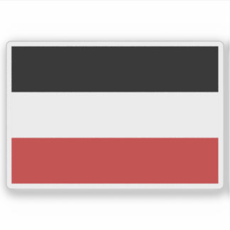 Flagga i Republiken övre Volta (Burkina Faso) Klistermärken