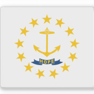 FLAGGA i RHODE ISLAND Klistermärken